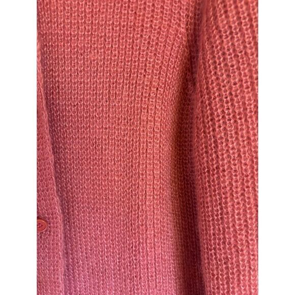 Vintage TSE Mohair Blend Oversized Cardigan in Rose Size L / excellent - Picture 4 of 4
